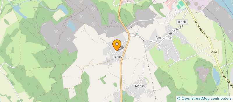 localisation de l'entreprise MONSIEUR NORBERT VIDON  BOUVESSE-QUIRIEU