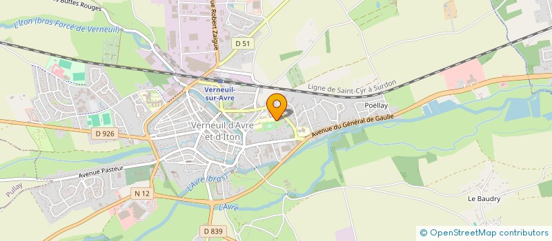 localisation de l'entreprise MONSIEUR NORBERT VOCHELET à VERNEUIL D'AVRE ET D'ITON