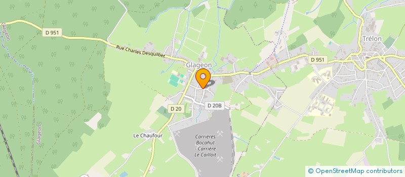 localisation de l'entreprise MONSIEUR NORBERT WALLOT  GLAGEON