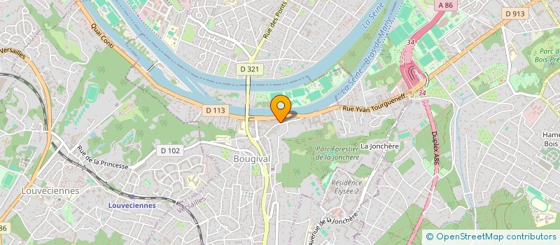 localisation de l'entreprise MONSIEUR NORBERTO CRESPO MARTINS  BOUGIVAL