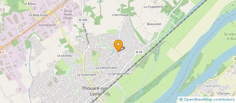 localisation de l'entreprise MONSIEUR NORBERTO ESPINOZA MUJICA à THOUARE-SUR-LOIRE