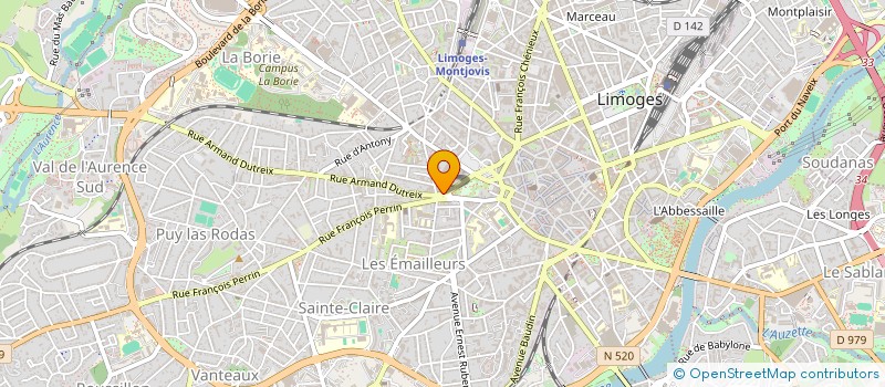 localisation de l'entreprise MONSIEUR NORBERTO FERNANDES VIEIRA à LIMOGES