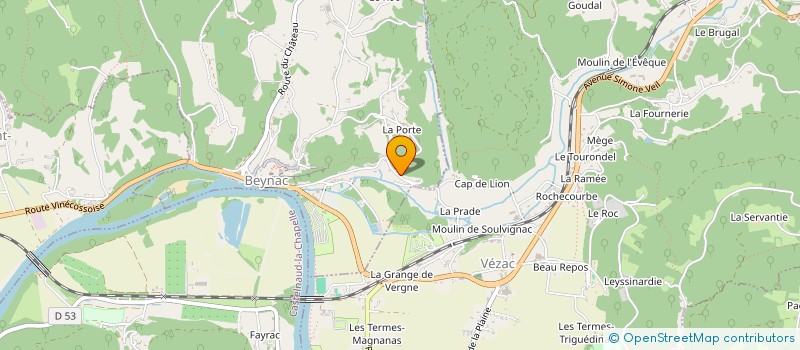 localisation de l'entreprise MONSIEUR NORBERTO RAMOS DELOUREIRO  BEYNAC-ET-CAZENAC