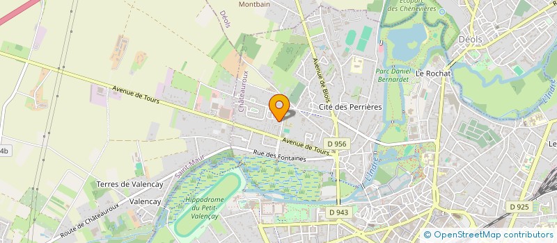 localisation de l'entreprise MONSIEUR NORBERTO VIEIRA FERREIRA DA CRUZ à CHATEAUROUX