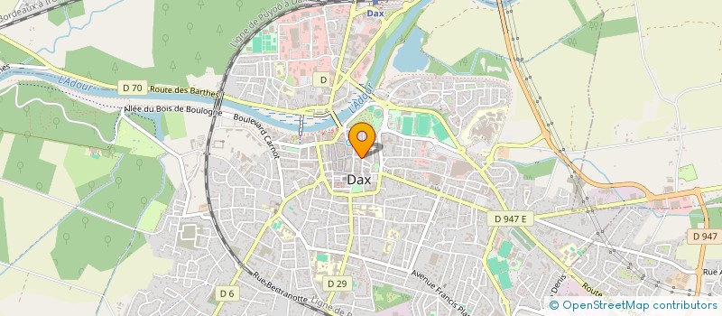 localisation de l'entreprise MONSIEUR NORBU TENZIN  DAX