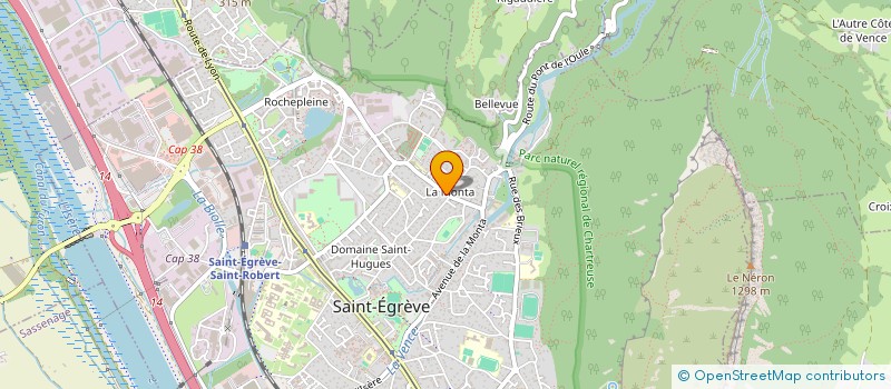 localisation de l'entreprise MONSIEUR NORDDINE KADDOUR  SAINT-EGREVE