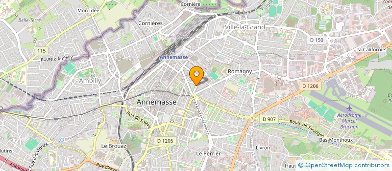 localisation de l'entreprise MONSIEUR NORDDINE SAADOUNE  ANNEMASSE