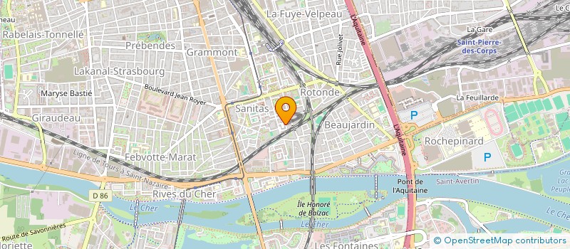 localisation de l'entreprise MONSIEUR NORDIN BERRADJA  TOURS