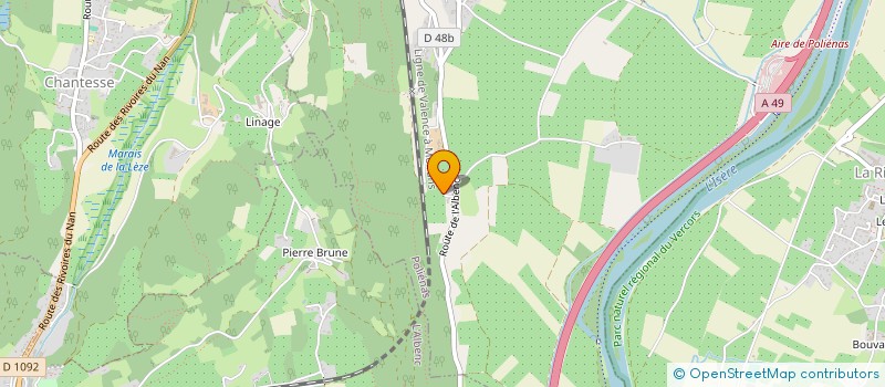 localisation de l'entreprise MONSIEUR NORDIN MHIYAOUI  POLIENAS