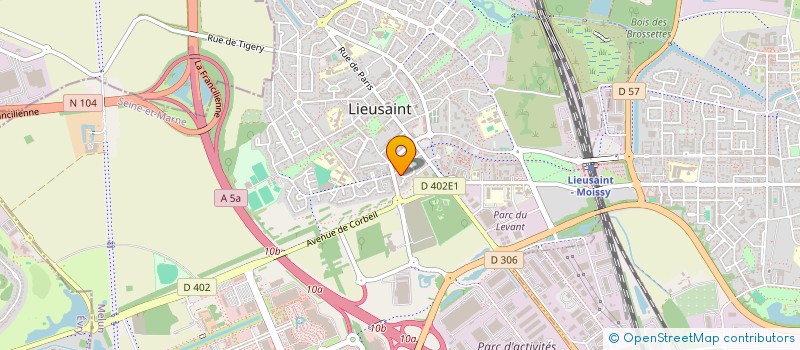 localisation de l'entreprise MONSIEUR NORDINE AGOUROUD  LIEUSAINT