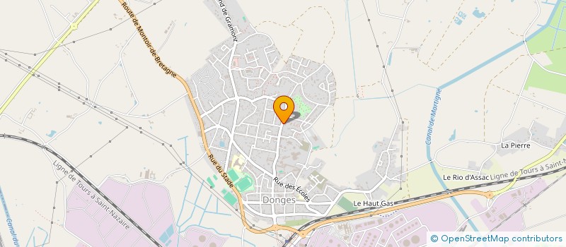 localisation de l'entreprise MONSIEUR NORDINE AKABI  DONGES