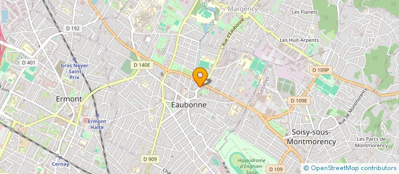 localisation de l'entreprise MONSIEUR NORDINE ASSADALLAH  EAUBONNE