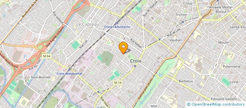 localisation de l'entreprise MONSIEUR NORDINE AYAD  CROIX