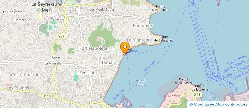localisation de l'entreprise MONSIEUR NORDINE AYOUB à LA SEYNE-SUR-MER