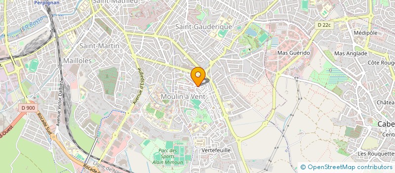 localisation de l'entreprise MONSIEUR NORDINE AZIZI à PERPIGNAN
