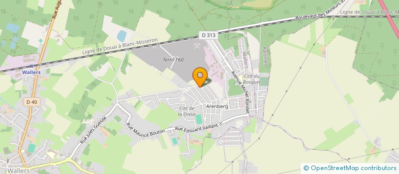 localisation de l'entreprise MONSIEUR NORDINE BAJJOU  WALLERS