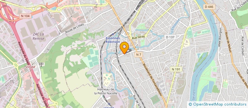 localisation de l'entreprise MONSIEUR NORDINE BAMOHAMED STAIFA à CORBEIL-ESSONNES
