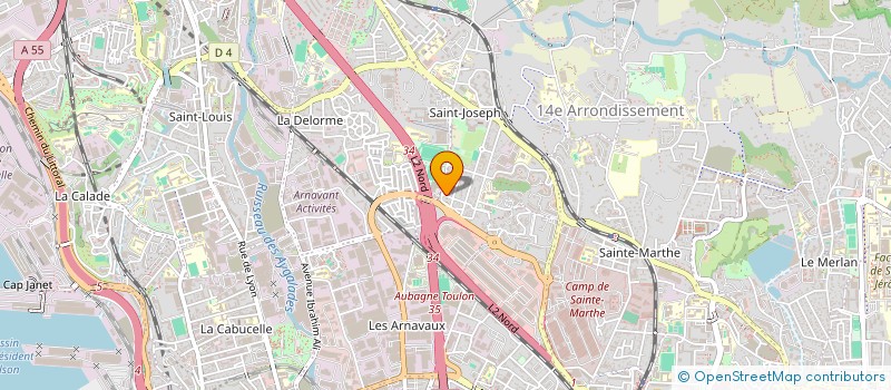 localisation de l'entreprise MONSIEUR NORDINE BARKOUKI  MARSEILLE