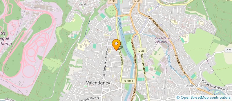 localisation de l'entreprise MONSIEUR NORDINE BEKARI  VALENTIGNEY