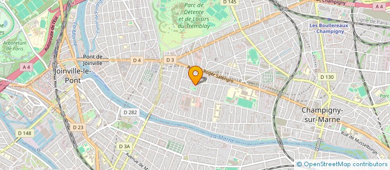 localisation de l'entreprise MONSIEUR NORDINE BELARBI à CHAMPIGNY-SUR-MARNE