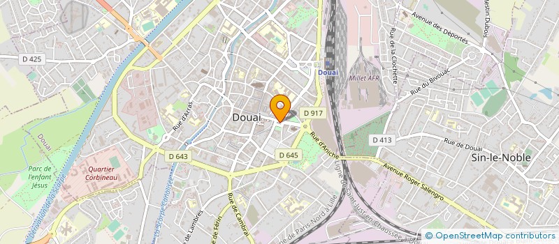 localisation de l'entreprise MONSIEUR NORDINE BELLAHCENE à DOUAI