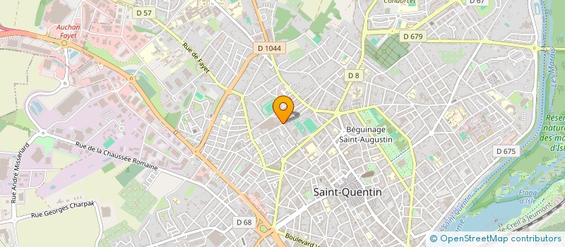 localisation de l'entreprise MONSIEUR NORDINE BENGOURINA à SAINT-QUENTIN