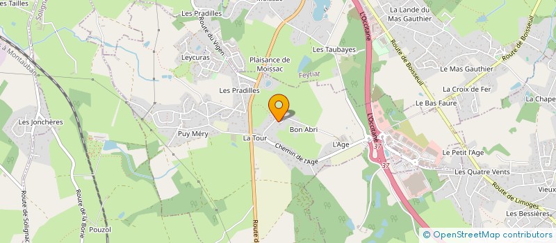 localisation de l'entreprise MONSIEUR NORDINE BENGUESMIA  LE VIGEN