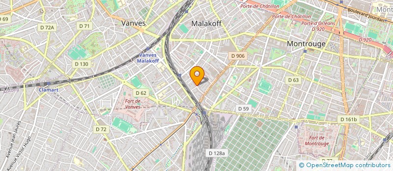 localisation de l'entreprise MONSIEUR NORDINE BEY à MALAKOFF