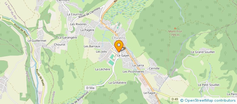 localisation de l'entreprise MONSIEUR NORDINE BOUAFIA  CHIRENS