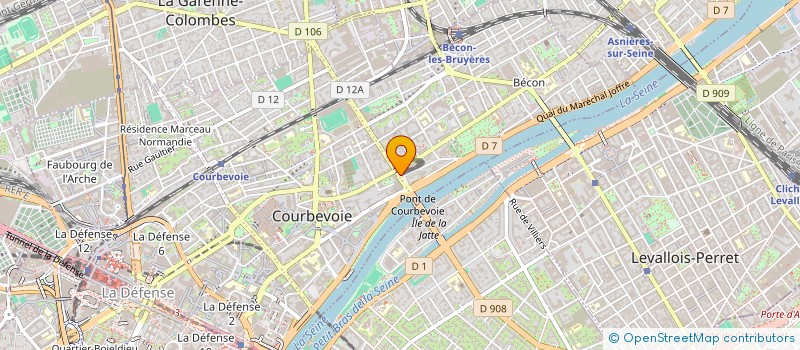 localisation de l'entreprise MONSIEUR NORDINE BOUCHENAFA à COURBEVOIE