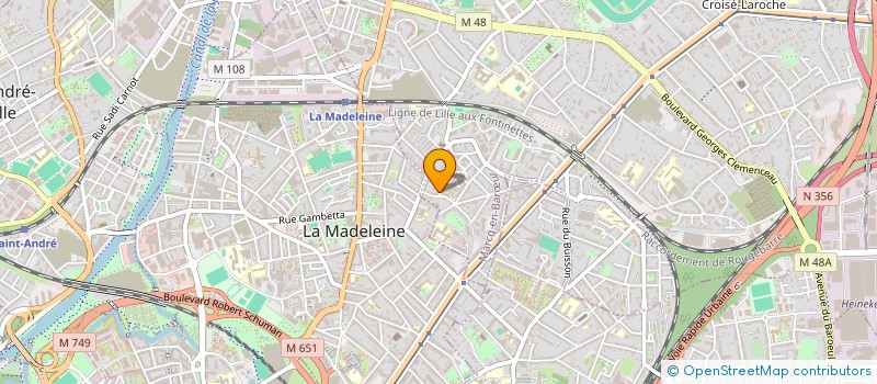 localisation de l'entreprise MONSIEUR NORDINE BOUCHLAGHEM à MARCQ-EN-BARŒUL