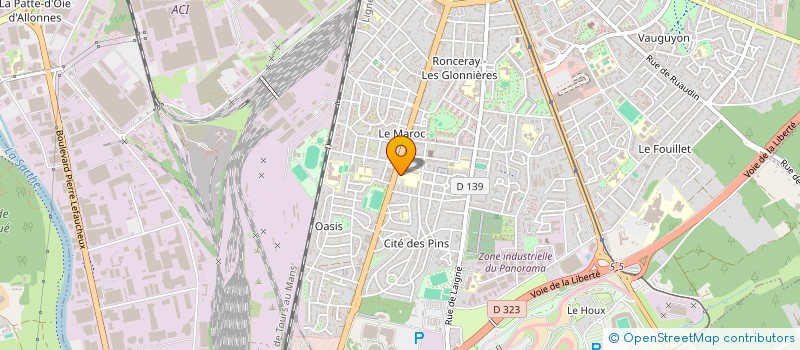 localisation de l'entreprise MONSIEUR NORDINE BOUFAGUA à LE MANS