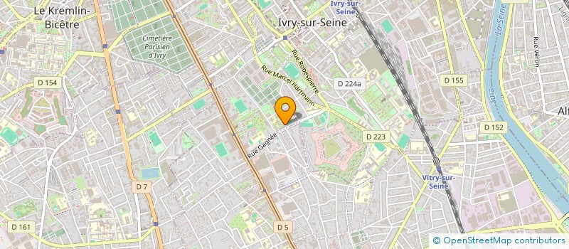 localisation de l'entreprise MONSIEUR NORDINE BOULABAS  IVRY-SUR-SEINE