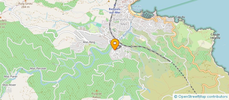 localisation de l'entreprise MONSIEUR NORDINE BOURAYA  BANYULS-SUR-MER