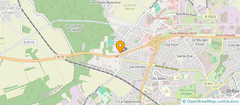 localisation de l'entreprise MONSIEUR NORDINE BOURJA à DREUX