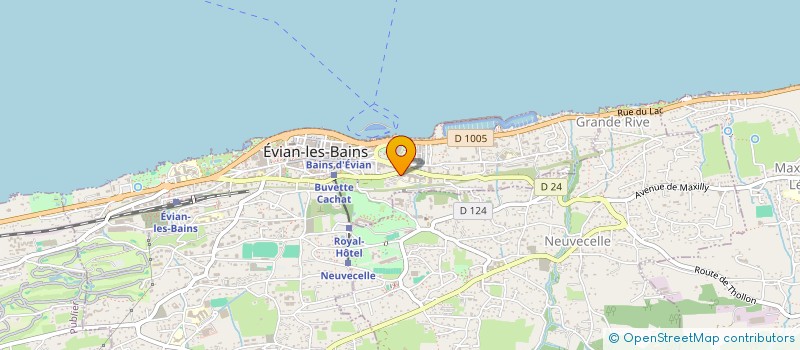 localisation de l'entreprise MONSIEUR NORDINE BOUZIGH  EVIAN-LES-BAINS