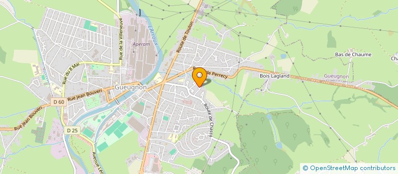 localisation de l'entreprise MONSIEUR NORDINE BRAHMI à GUEUGNON