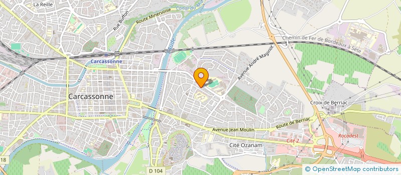 localisation de l'entreprise MONSIEUR NORDINE BRIBRI à CARCASSONNE