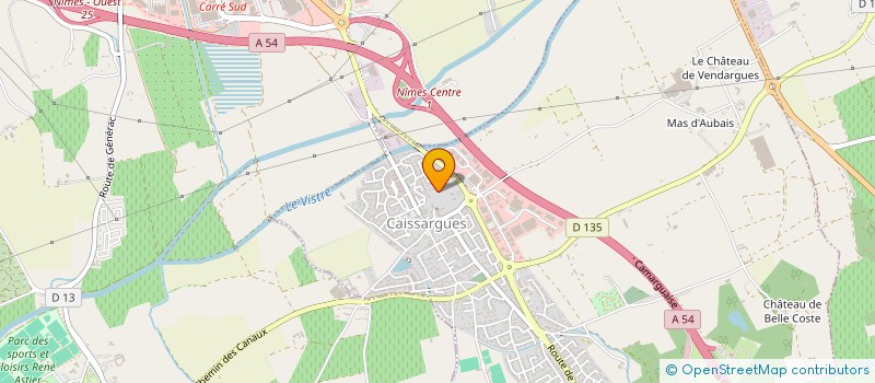 localisation de l'entreprise MONSIEUR NORDINE CALACH  CAISSARGUES