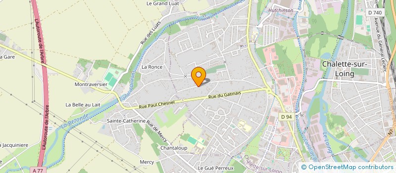 localisation de l'entreprise MONSIEUR NORDINE CHERGOU à CHALETTE-SUR-LOING