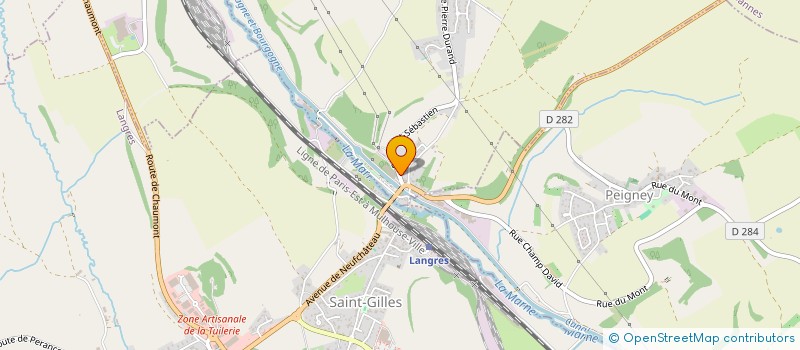localisation de l'entreprise MONSIEUR NORDINE CHOUKRI à CHAMPIGNY-LES-LANGRES