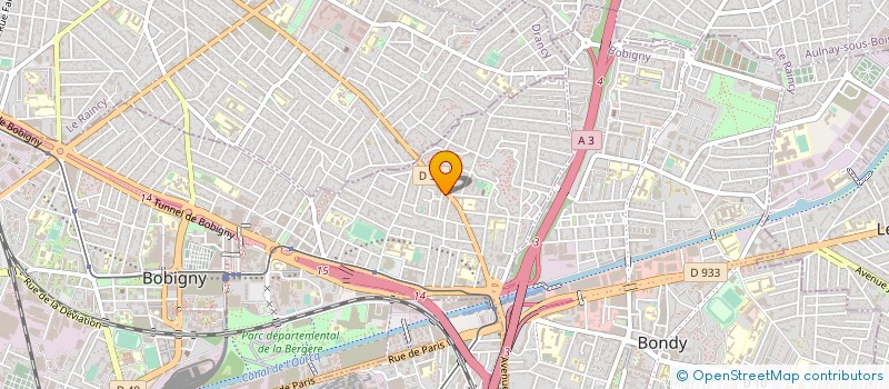 localisation de l'entreprise MONSIEUR NORDINE DEHMAS  BOBIGNY