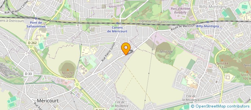 localisation de l'entreprise MONSIEUR NORDINE DJABER  MERICOURT