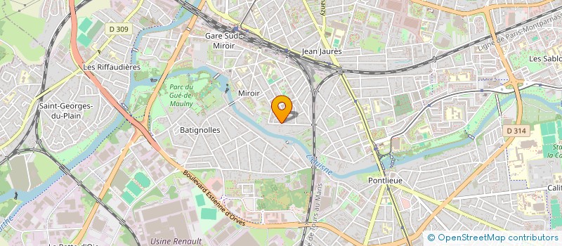 localisation de l'entreprise MONSIEUR NORDINE DJEBLI  AUBERVILLIERS