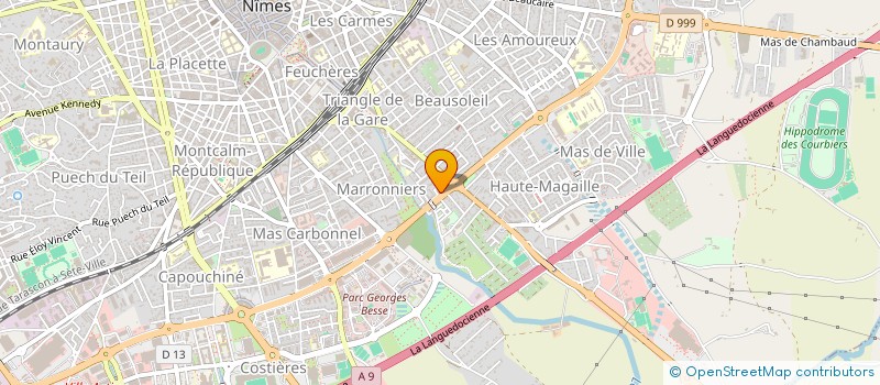 localisation de l'entreprise MONSIEUR NORDINE DRIKI  NIMES