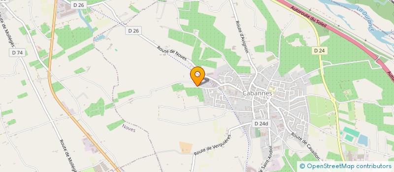 localisation de l'entreprise MONSIEUR NORDINE EL BOUZAYANY  CABANNES