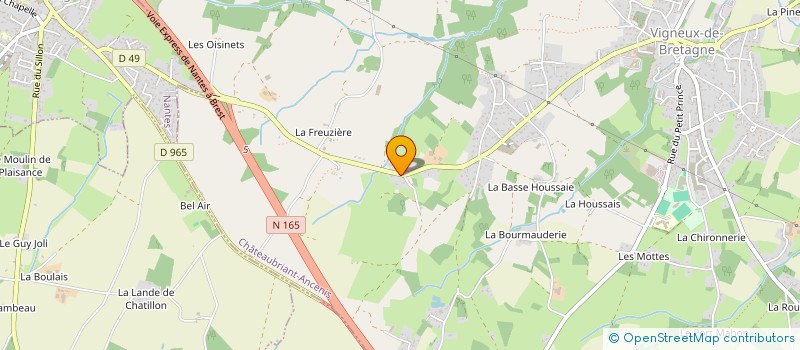 localisation de l'entreprise MONSIEUR NORDINE EL HAOU à VIGNEUX-DE-BRETAGNE