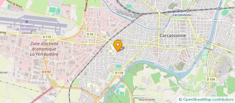 localisation de l'entreprise MONSIEUR NORDINE EL KHATTABI EL KHATTABI  CARCASSONNE