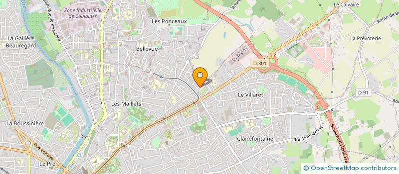 localisation de l'entreprise MONSIEUR NORDINE EL MOUJAHID  LE MANS