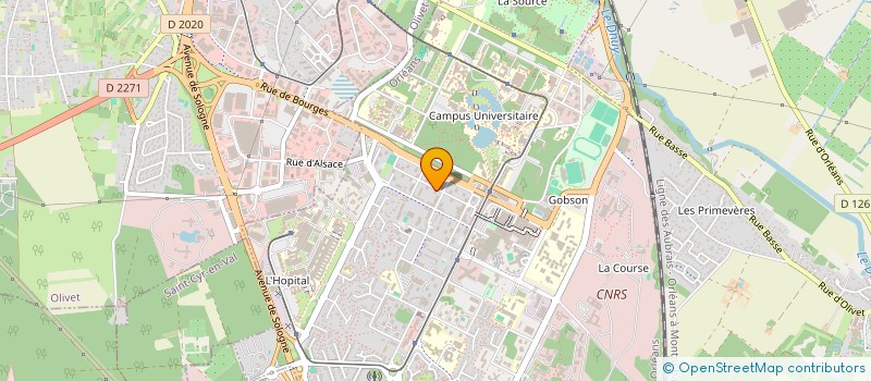 localisation de l'entreprise MONSIEUR NORDINE EL YOUSFI  ORLEANS
